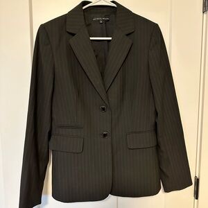 Antonio Melani Charcoal Pinstripe Blazer